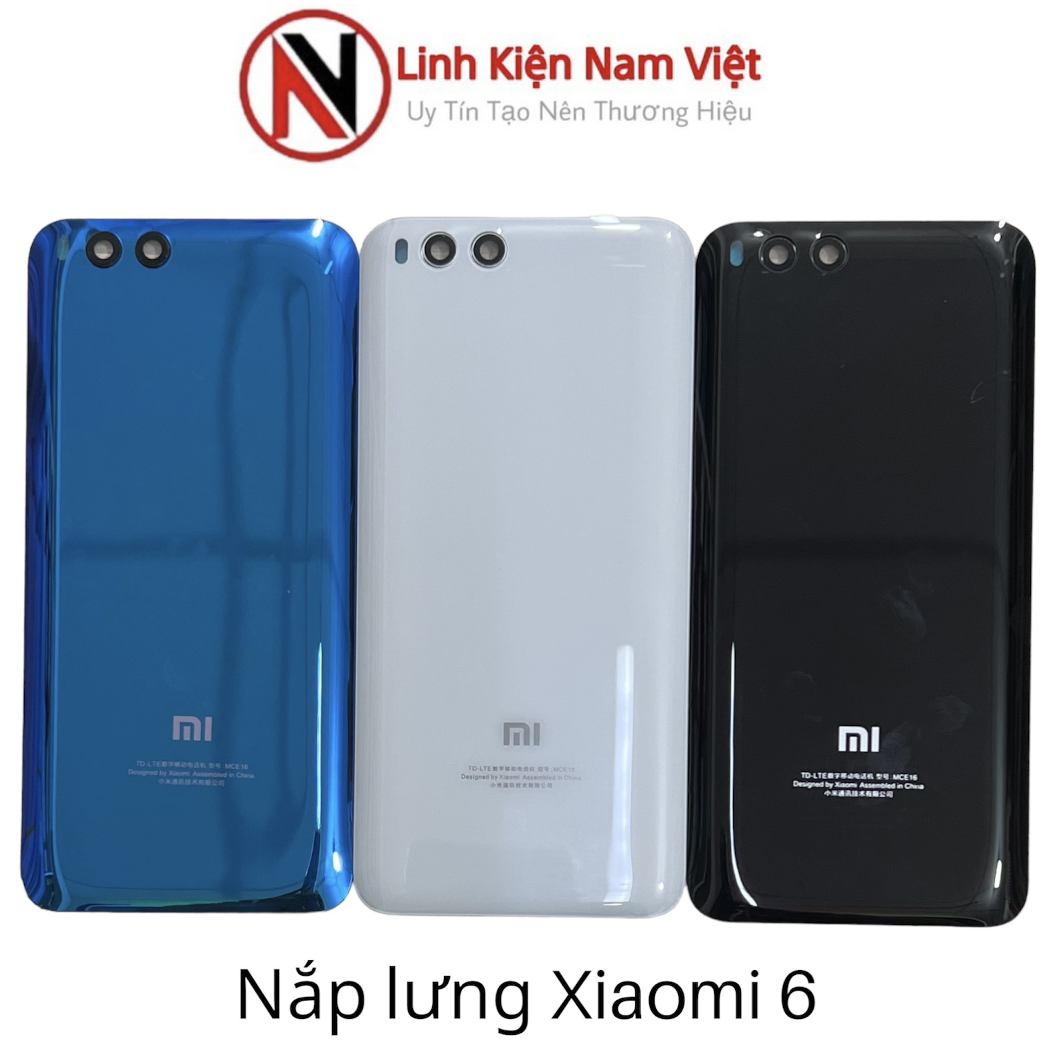 Nắp lưng Xiaomi 6 / Mi 6 (kèm kính camera)