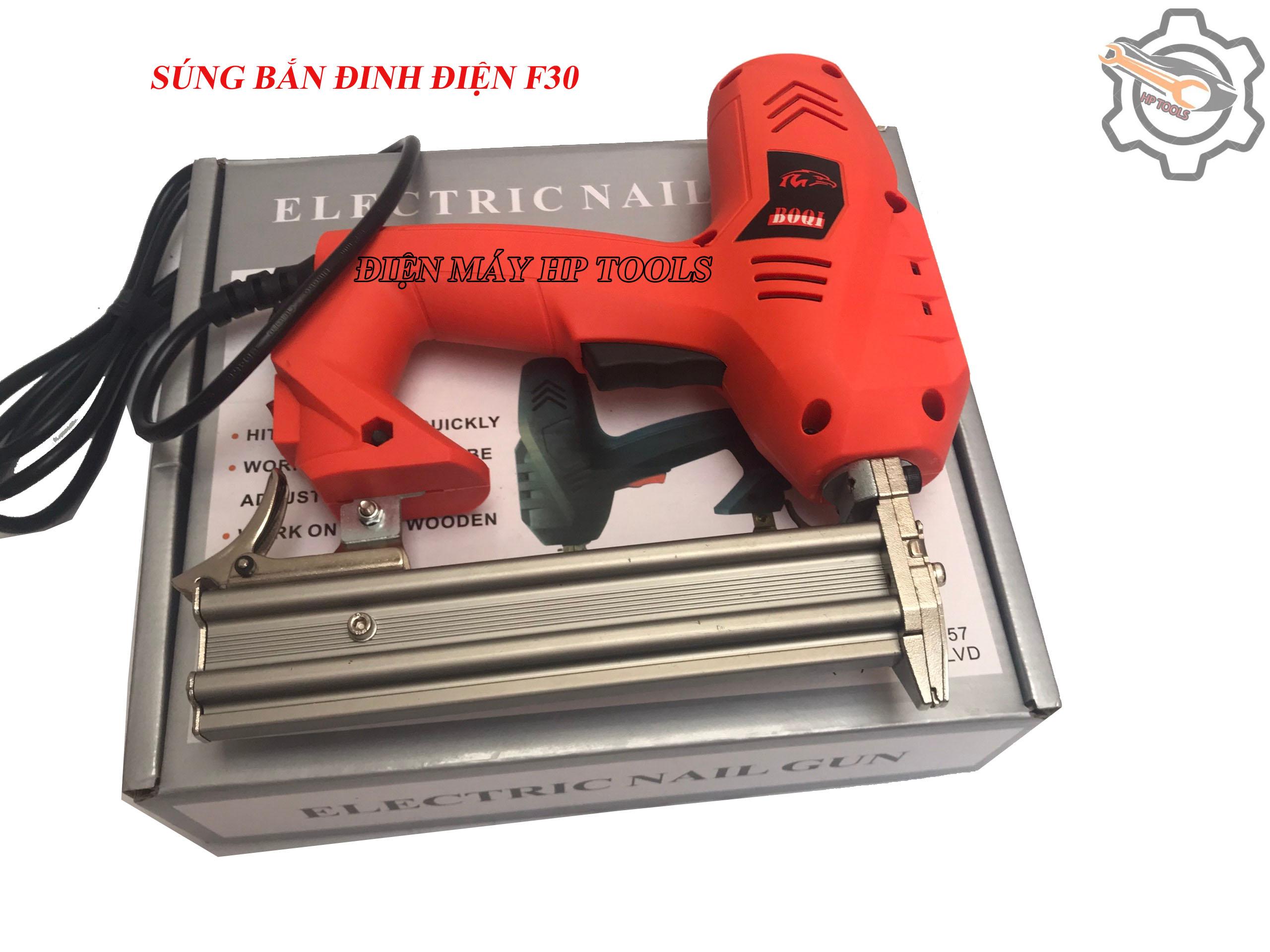 Máy bắn đinh f30 dùng điện cao cấp bắn đinh 3 phân bảo hành 6 tháng