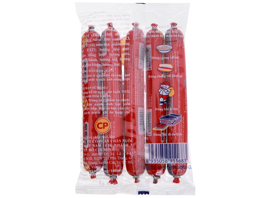 [Siêu thị WinMart] -  Xúc xích Red tiệt trùng CP gói 200g