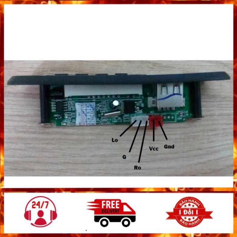 MẠCH GIẢI MÃ MP3 CÓ BLUETOOTH 7-12VDC