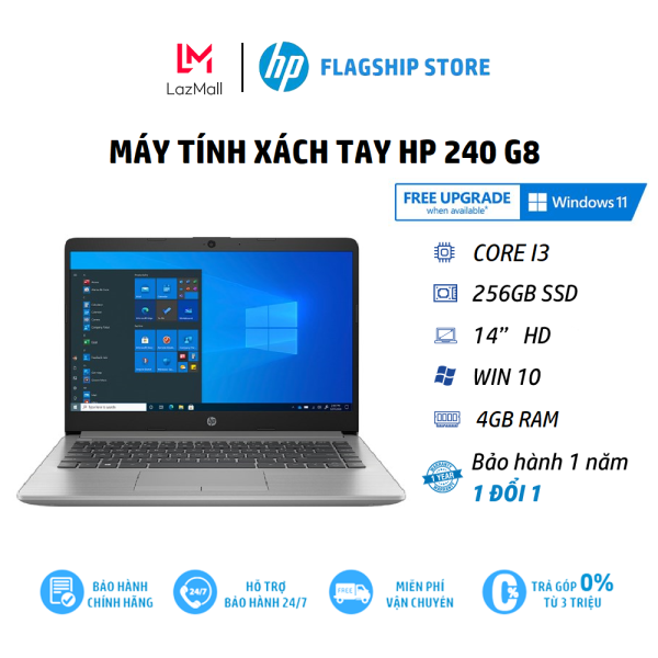 Bảng giá Laptop HP 240 G8,Core i3-1005G1,4GB RAM,256GB SSD,Intel Graphics,14HD,WIN10 - Hàng Chính Hãng - Bảo Hành 12 Tháng Phong Vũ