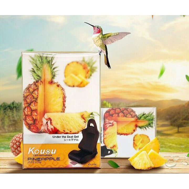 Sáp thơm Kouou dứa khử mùi ô tô, nhà cửa, văn phòng - Siêu thơm