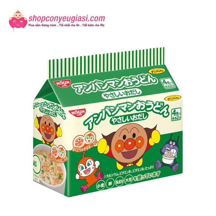 Mì Ăn Liền Nissin Anpanman Nhật Bản Cho Bé Từ 1 Tuổi - Mì Ramen/Udon