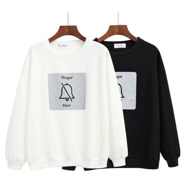 [HCM]ÁO SWEATER NAM NỮ CHẾ ĐỘ IM LẶNG CÓ BIGSIZE VẢI NỈ BÔNG CAO CẤP