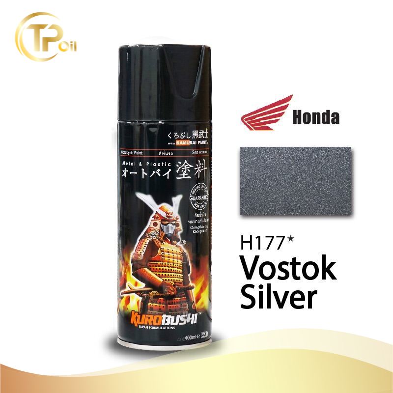 [Freeship] Sơn xịt Samurai H177 màu Xám Đậm - H177 (400ml)
