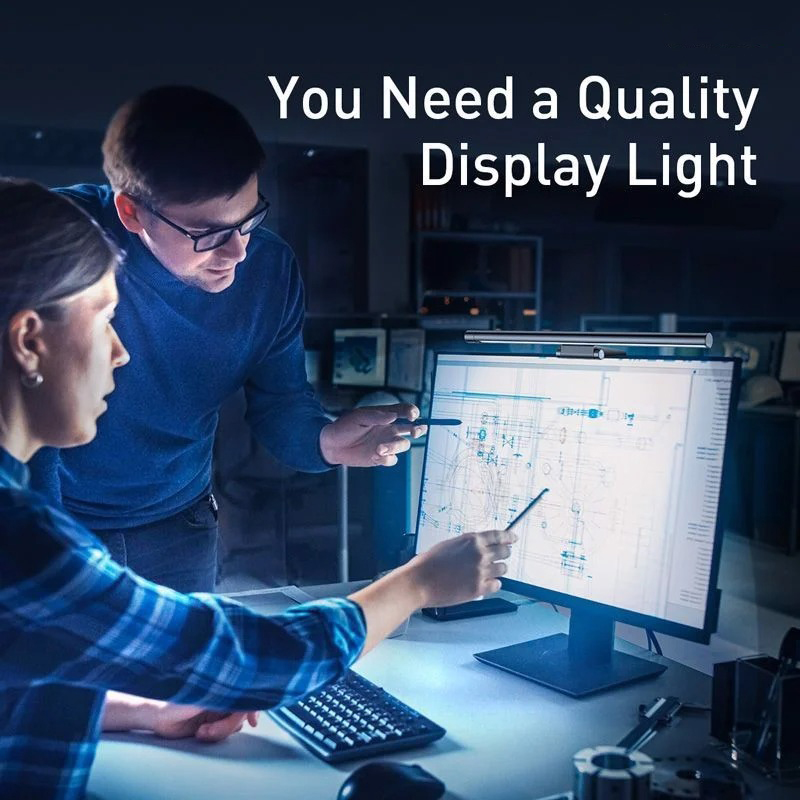 Đèn treo màn hình Pro bảo vệ mắt Baseus i-work Series (USB Stepless Dimming Screen Hanging light)