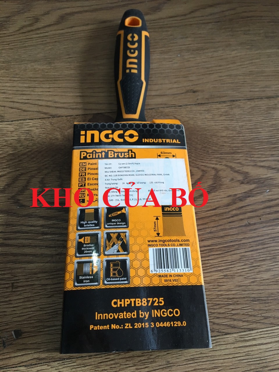 Cọ sơn (2.5inch) Ingco CHPTB8725