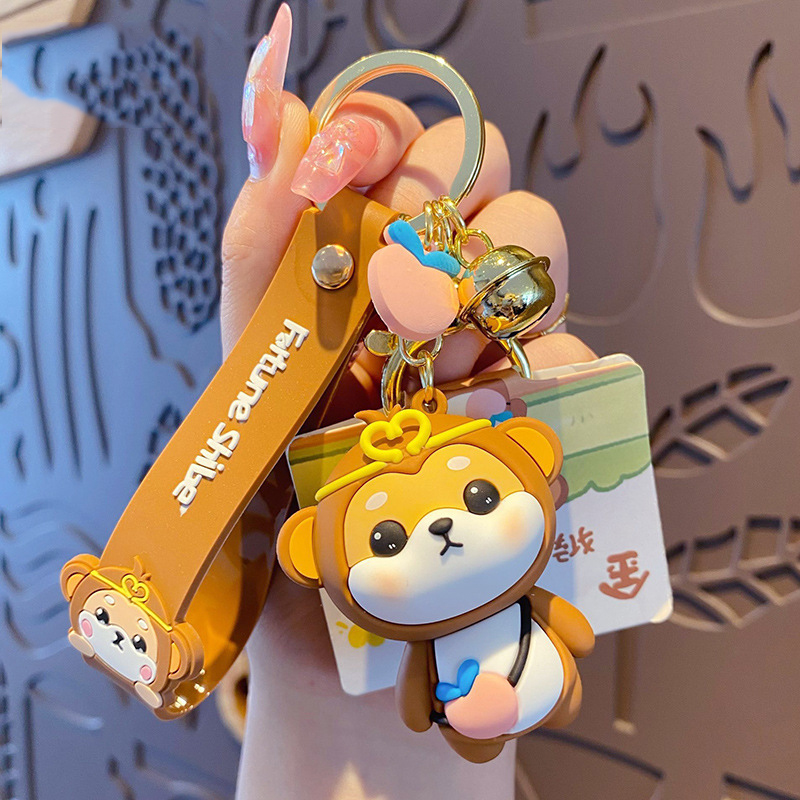 Móc khóa cún cosplay thú siêu dễ thương