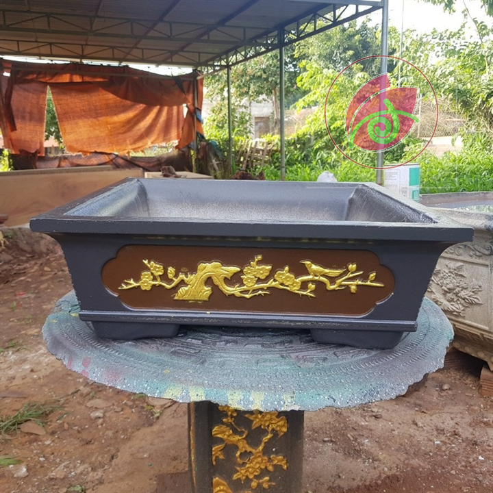 Sơn chậu cảnh, kiểng hệ nước Dolphin màu nâu 1 ký