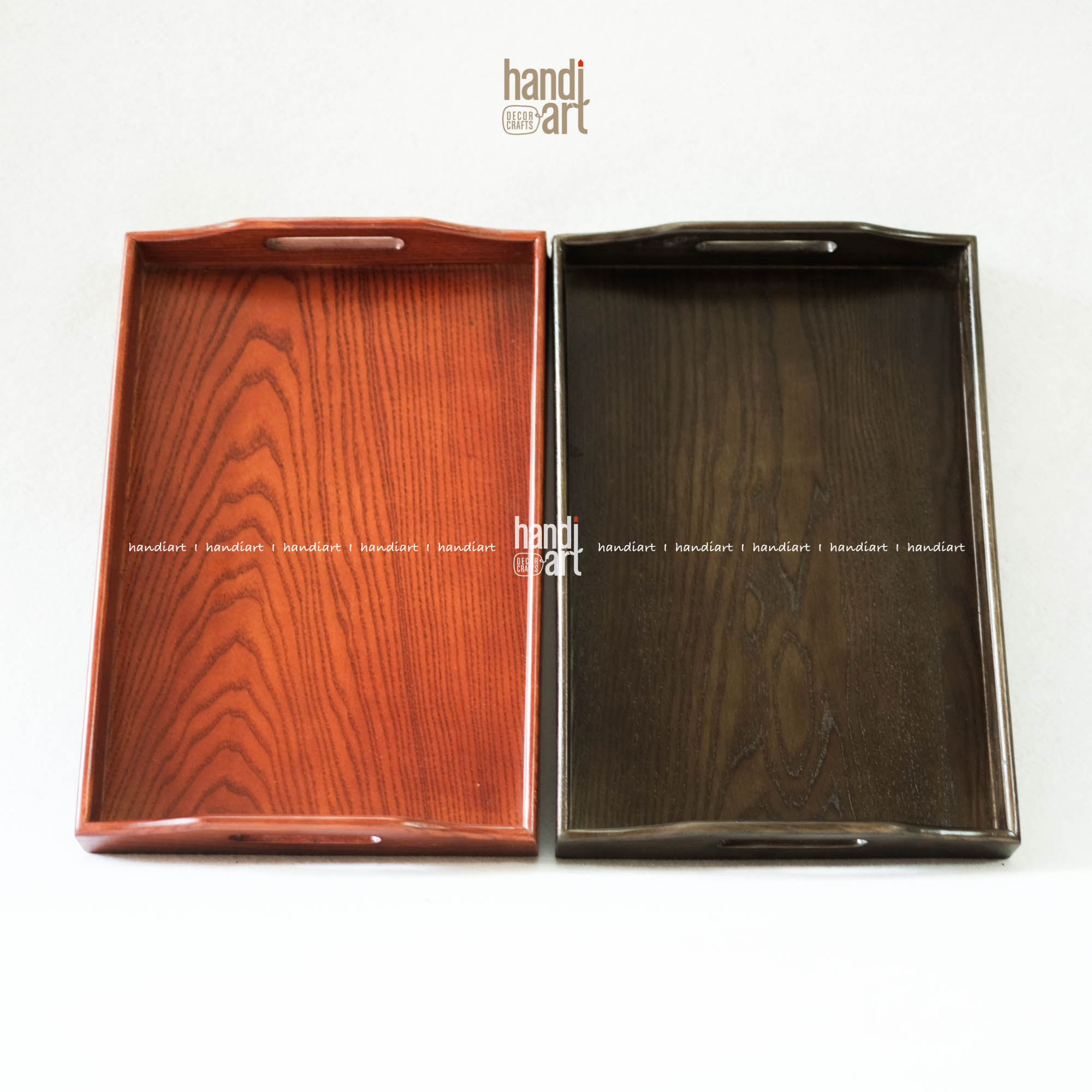Khay trà gỗ - Khay tay nắm
