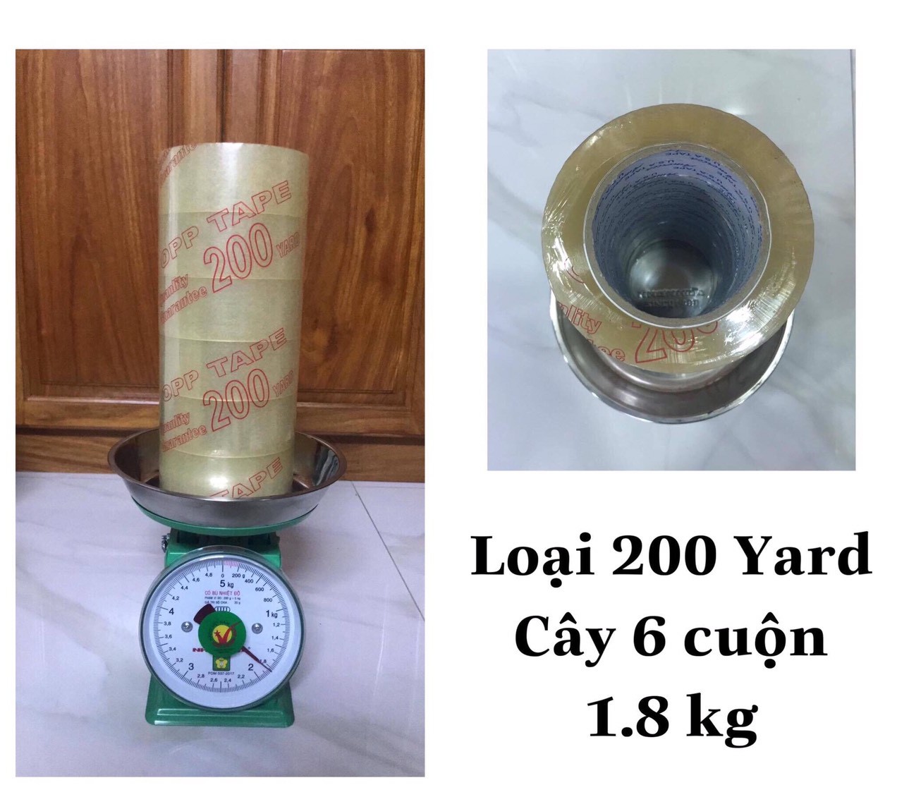 Cuộn băng keo trong và băng keo giấy (VPP)