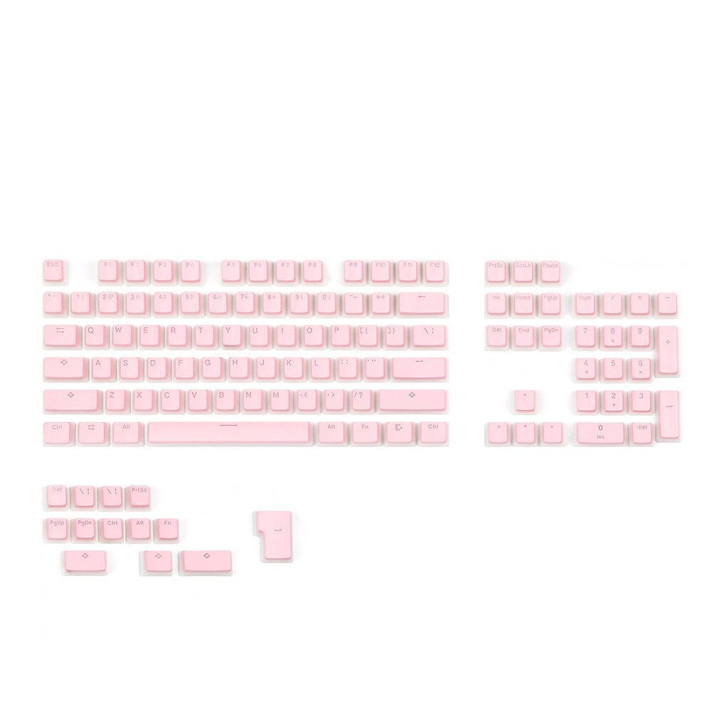 EPOMAKER Pudding Keycaps Set 108 Keys OEM Profile PBT Double Shot Shine