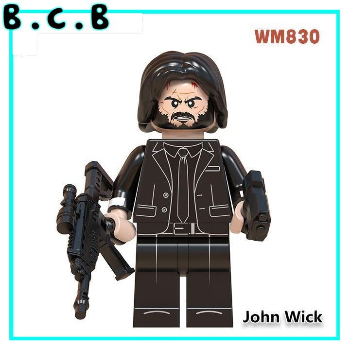John Wick - Đồ chơi lắp ráp minifigure và bigfig nhân vật điện ảnh KF1216