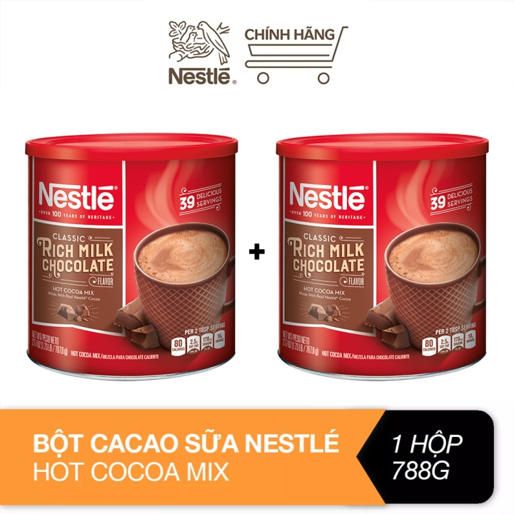 Bột cacao Nestle Hot Choco Mix 787.8g