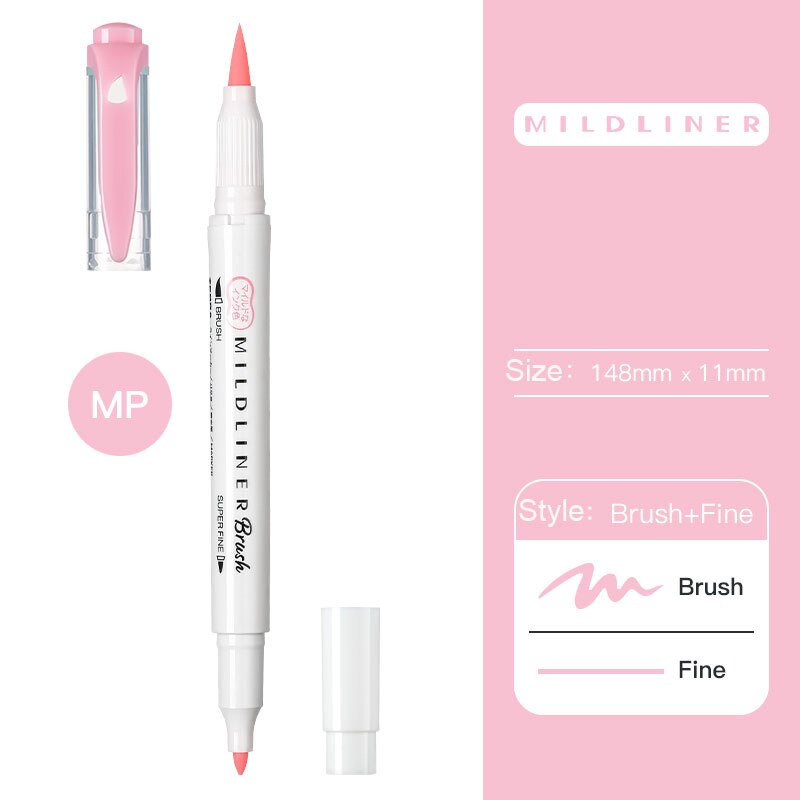 Bút 2 đầu Zebra mildliner Brush