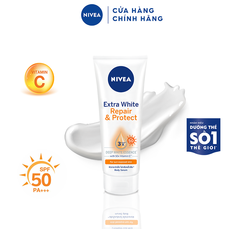 Tinh chất dưỡng thể dưỡng trắng NIVEA 180ml/200ml