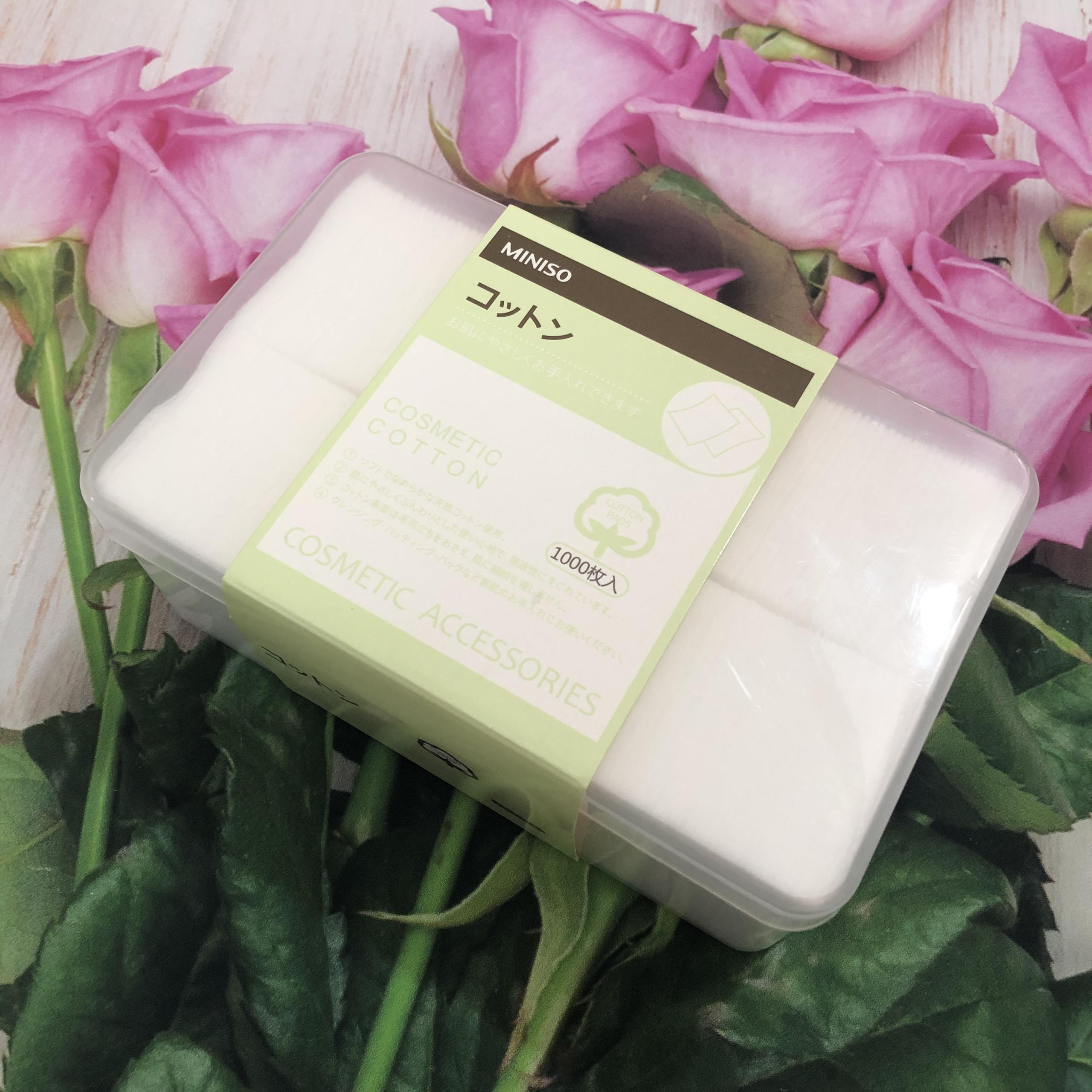 BÔNG TẨY TRANG MINISO Hộp1 50 MIẾNG