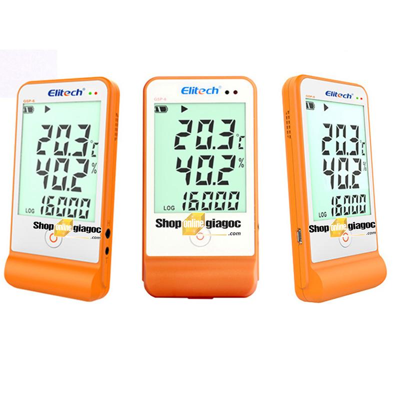 HCM - NHIỆT ẨM KẾ TỰ GHI Elitech GSP6 (chưa gồm giấy hiệu chuẩn)