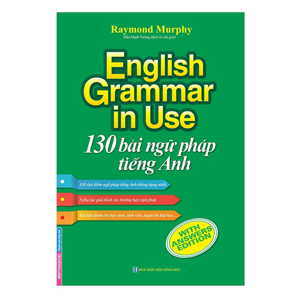 >> SO SÁNH GIÁ ENGLISH GRAMMAR IN USE BOOK W ANS | Shopee Lazada Sendo Tiki | Nên mua ở đâu rẻ nhất 96 Sách - English Grammar In Use - 130 Bài Ngữ Pháp Tiếng Anh - Mhbooks tặng Bookmark
