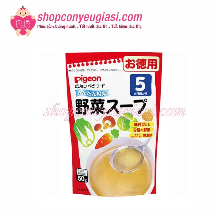 Bột chế biến nước dùng dashi pigeon 50g - rau củ