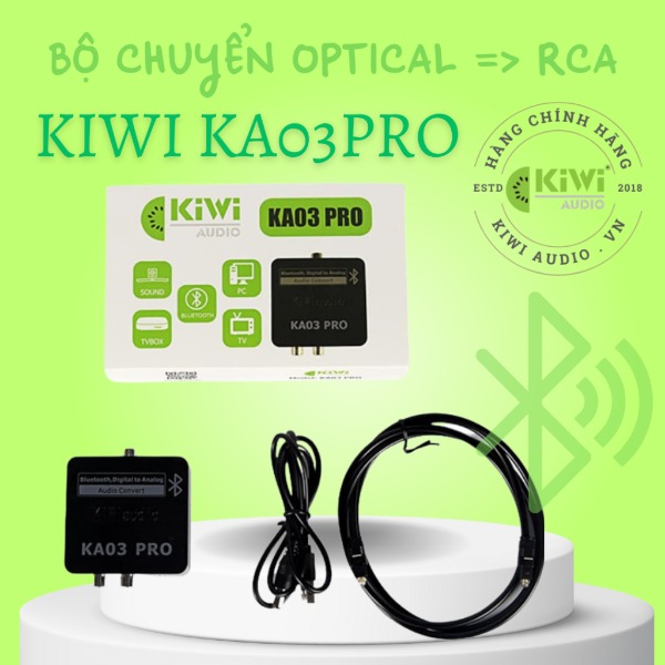 BỘ CHUYỂN ĐỔI ÂM THANH DIGITAL SANG ANALOG KA03 PRO BLUETOOTH