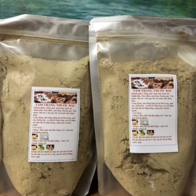 Tắm trắng thuốcbắc 24 vị gói 1kg handmade
