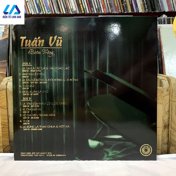 Đĩa than Tuấn Vũ bướm trắng