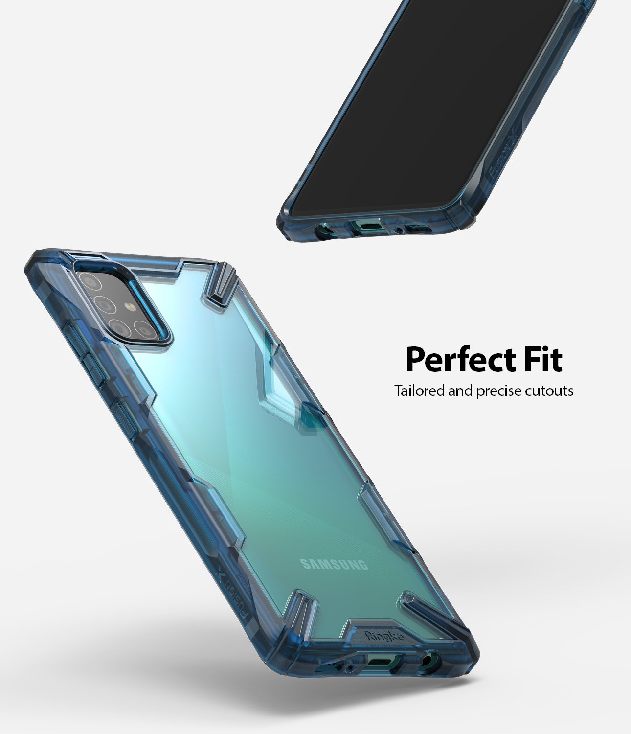 Ốp lưng Galaxy A51 Ringke Fusion X Hàn Quốc (Ringke Fusion X Case for Galaxy A51)