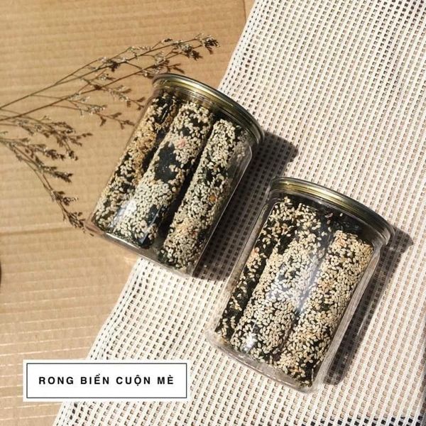 rong biển cuộn mè hủ 250gr