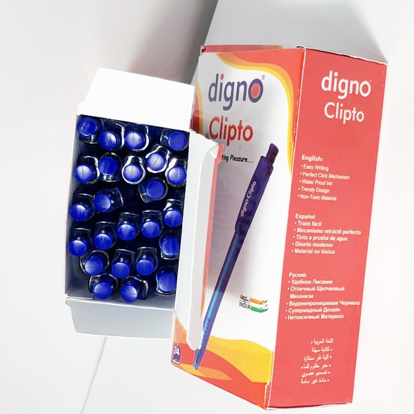 Bút bi Digno-Clipto-Xanh- NK Ấn Độ (24 cây/hộp)