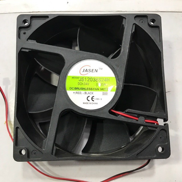 Quạt tản nhiệt 24v 12x12x4