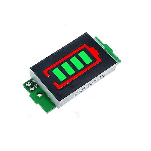 Mạch báo dung lượng pin 18650 1S-8S (Xanh lá)