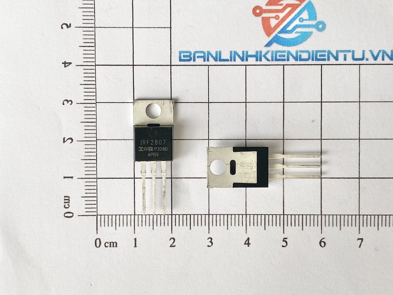 Irf2807 mosfet kênh n 82a 75v to-220