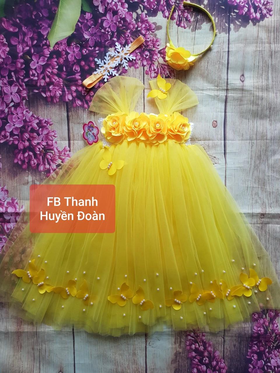 Đầm công chúa tutu Bướm Vàng