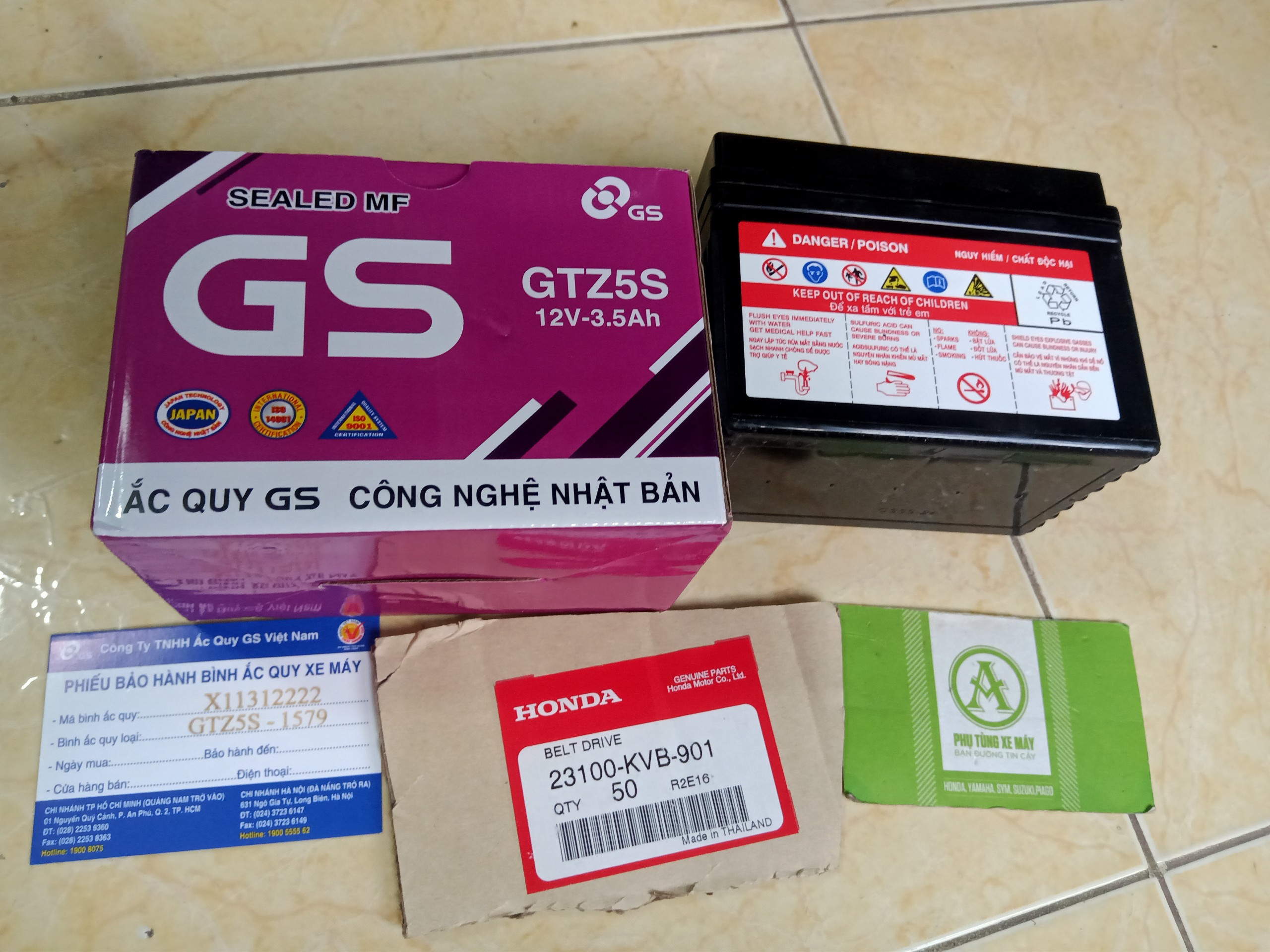 BÌNH GS GTZ5S CHO XE WAVE RS, FUTURE NEO