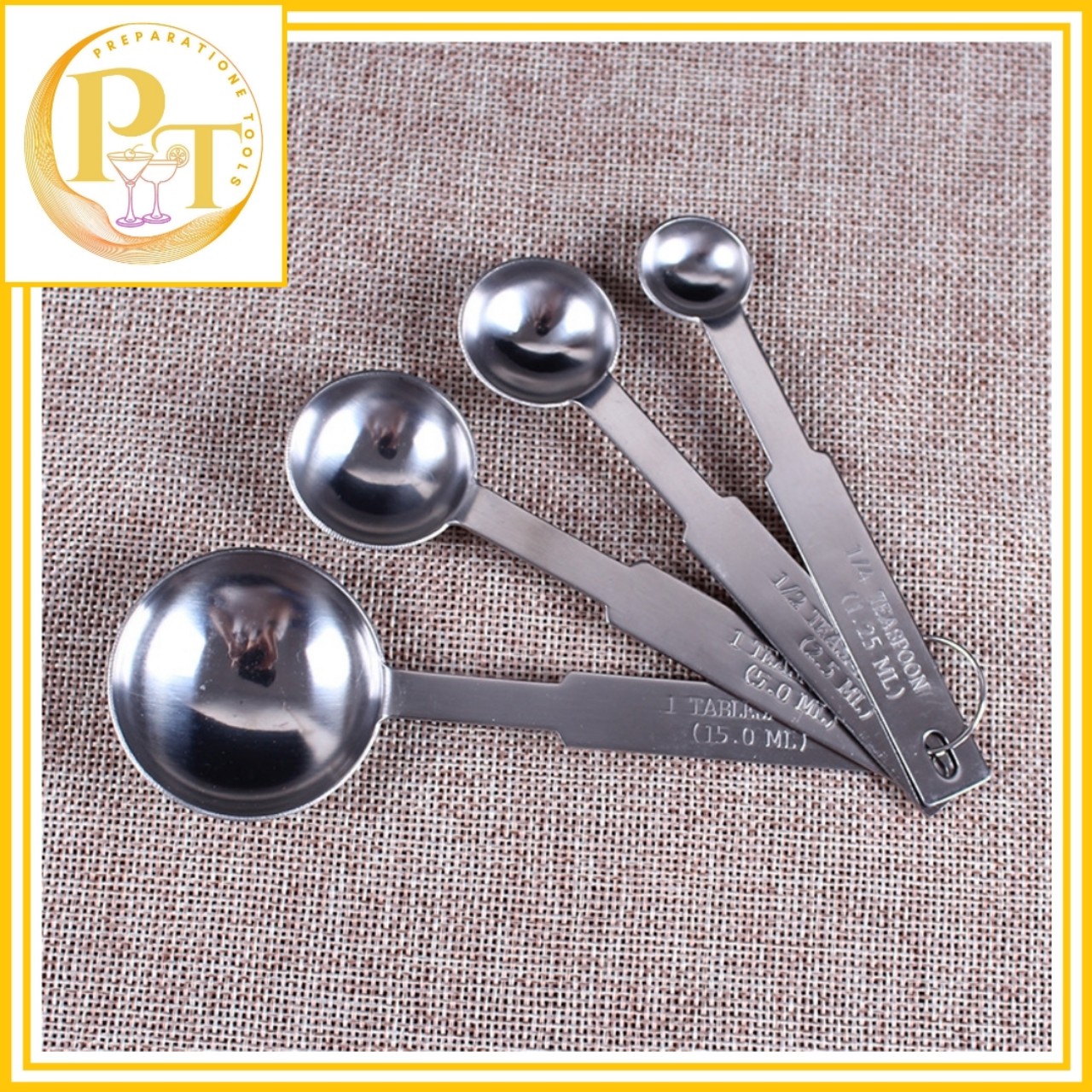 Bộ thìa đong inox 4 cái