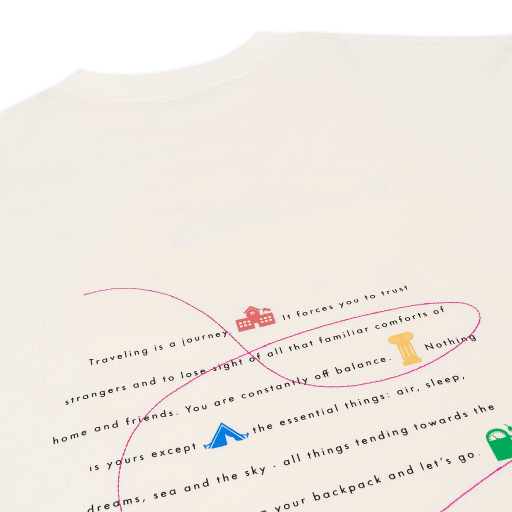 LEVENTS - Áo thun Map Tee/ Cream local brand