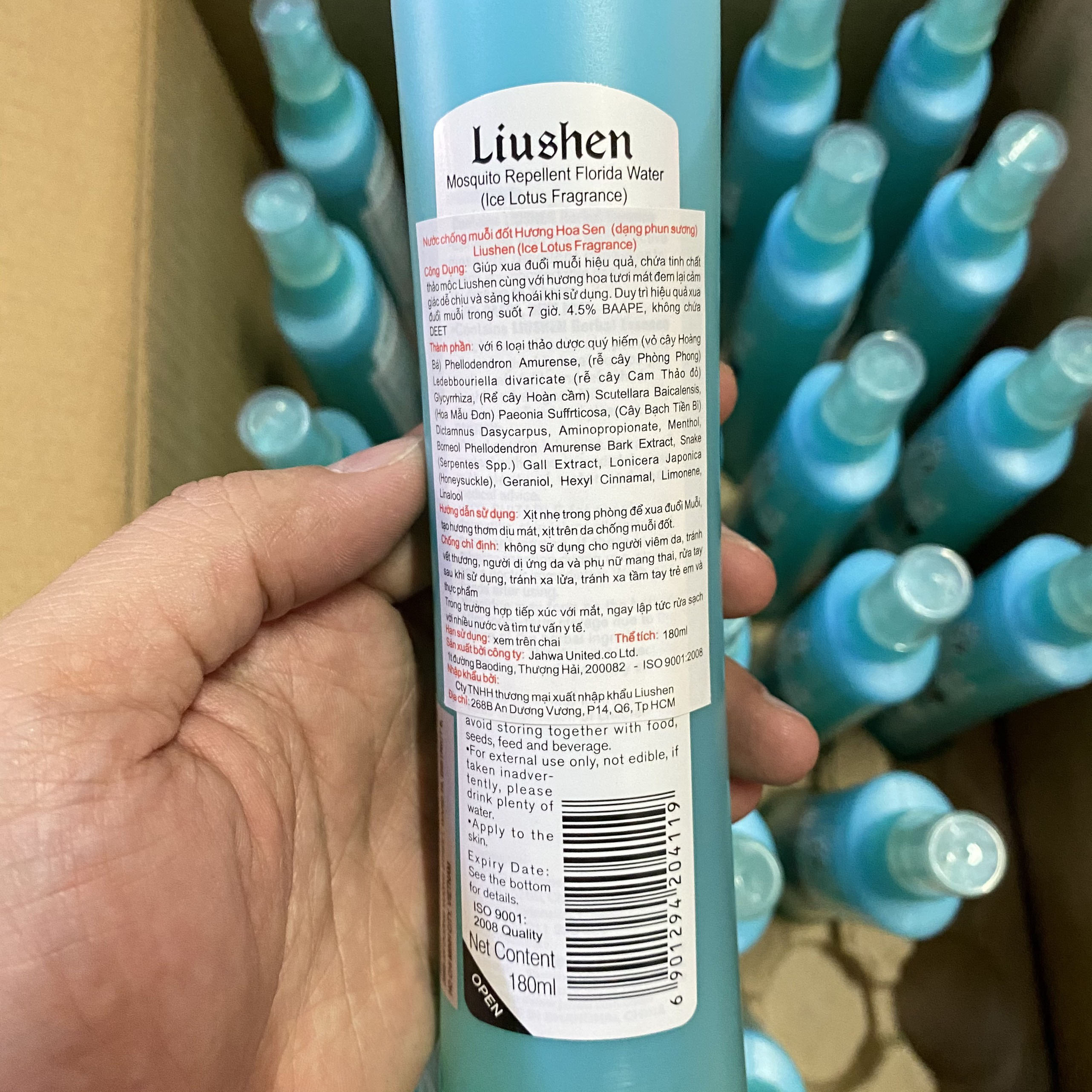 Chai Nước Hoa xịt chống muỗi đốt LIUSHEN 80ml