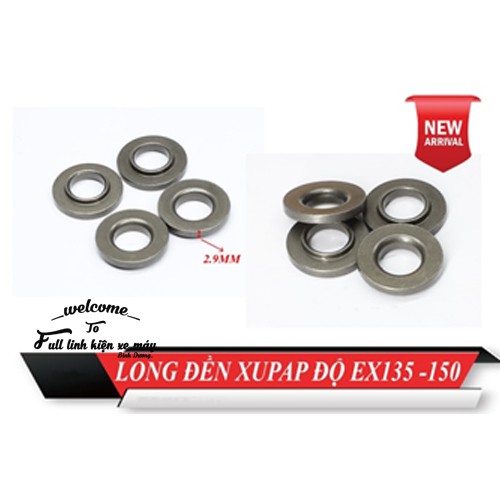 Long đền xupap độ exciter 135 exciter 150