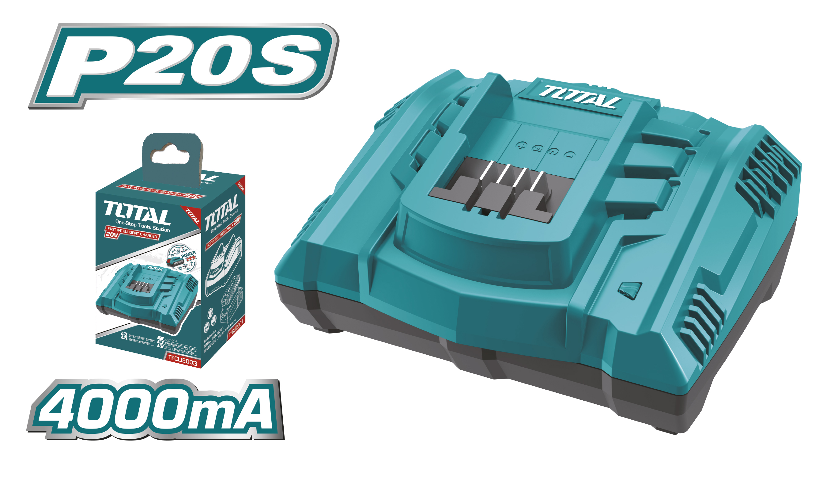 Sạc pin 20V Total (TFCLI2003)