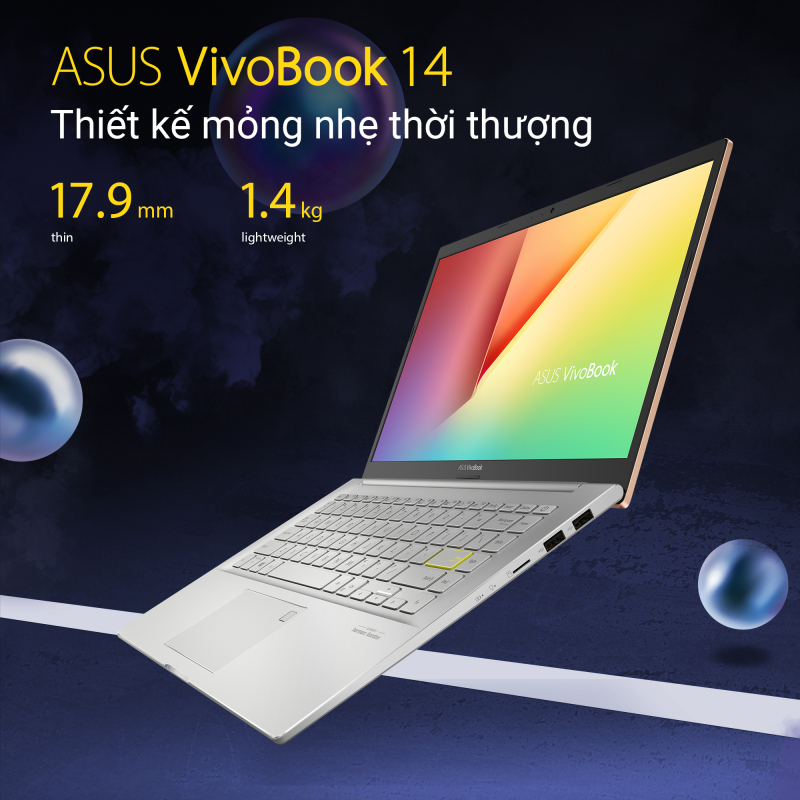 Laptop ASUS VivoBook A415EA-EB359T I3-1115G4 4GB DDR4 256GB SSD Intel® UHD Graphics 14 Inch FHD Windows 10