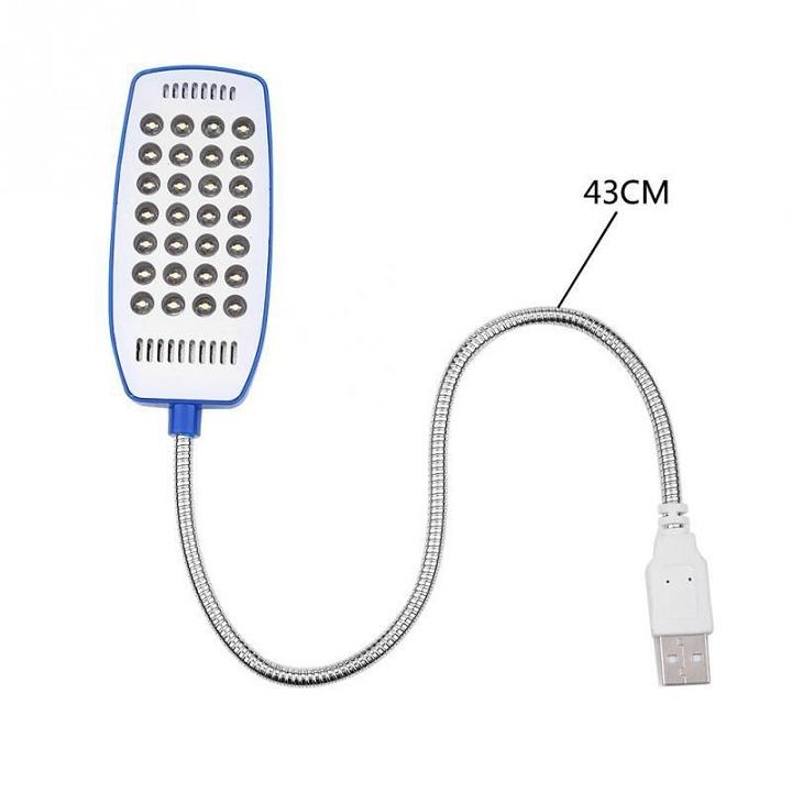 Đèn Led 28 Bóng Siêu Sáng Cổng USB