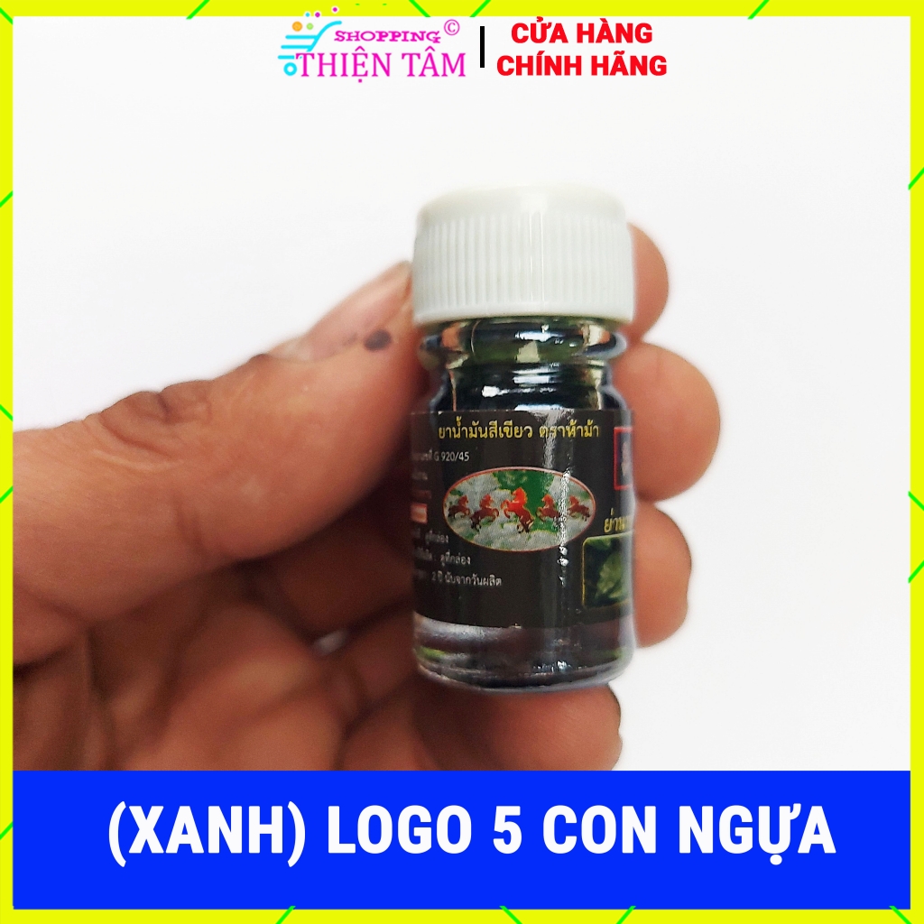 12 Chai Dầu Gió Hoa Hồng (Dầu Bà Mập) Dạng Mini Thái Lan 5ml