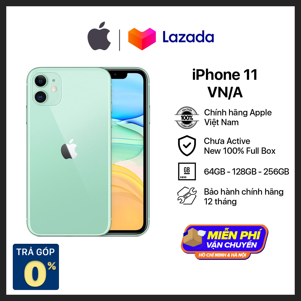 >> BÁO GIÁ APPLE AIRPODS 2 (NON WIRELESS) - HÀNG CHÍNH HÃNG VN/A - MV7N2VN/A | Shopee Lazada Sendo Tiki mới nhất 66 Điện thoại Apple iPhone 11 - Hàng Chính Hãng VN/A - Mới 100% - (Phiên bản mới) không có củ sạc và tại nghe