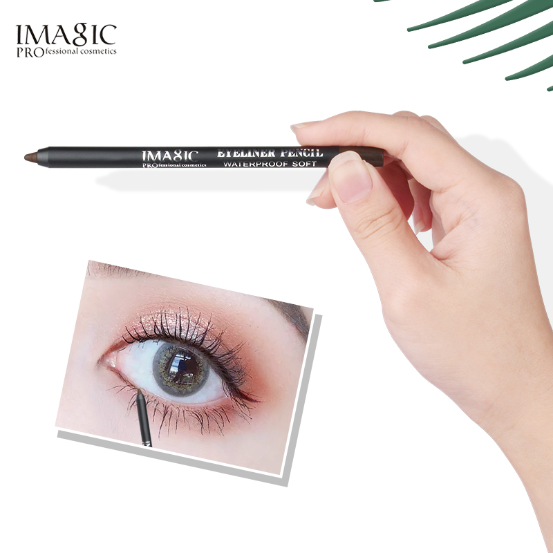 IMAGIC Waterproof Eyeliner Pencil - Black + Sharpener