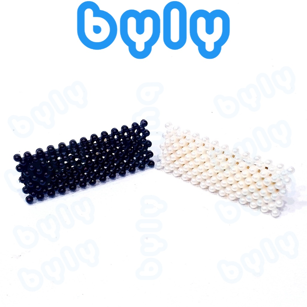 [Ship hỏa tốc] Kẹp tóc bấm thời trang đen - trắng  VBBET30 - ByLy Store