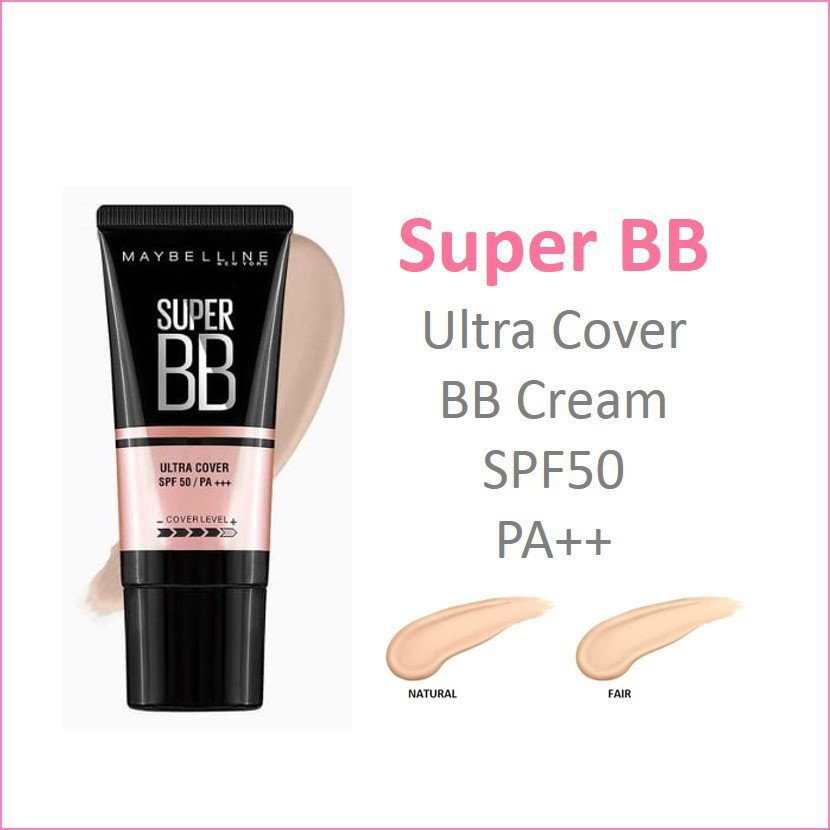 [Lấy Mã Giảm Thêm 30%] Kem Nền Bb Che Khuyết Điểm Và Chống Nắng Maybelline New York Super Bb Ultra Cover Spf 50 Pa++++