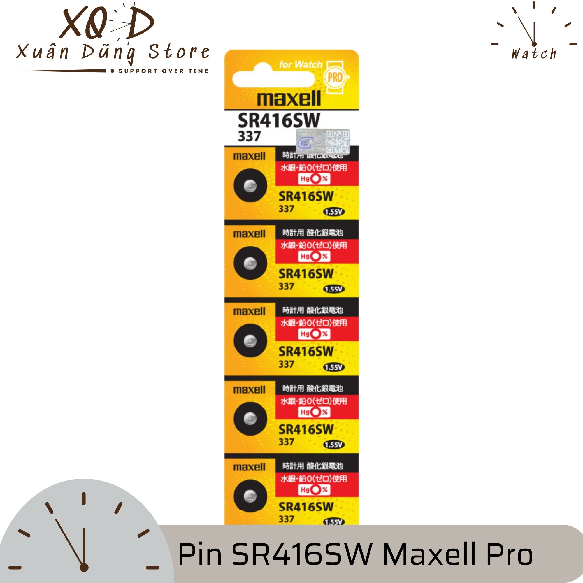 Genuine maxell battery for watches sr621 626 616 521 920 721 927...
