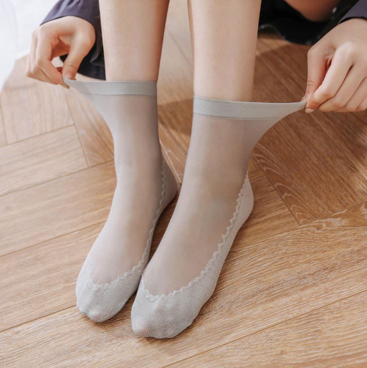 Set 10 đôi tất nữ công chúa nhiều màu