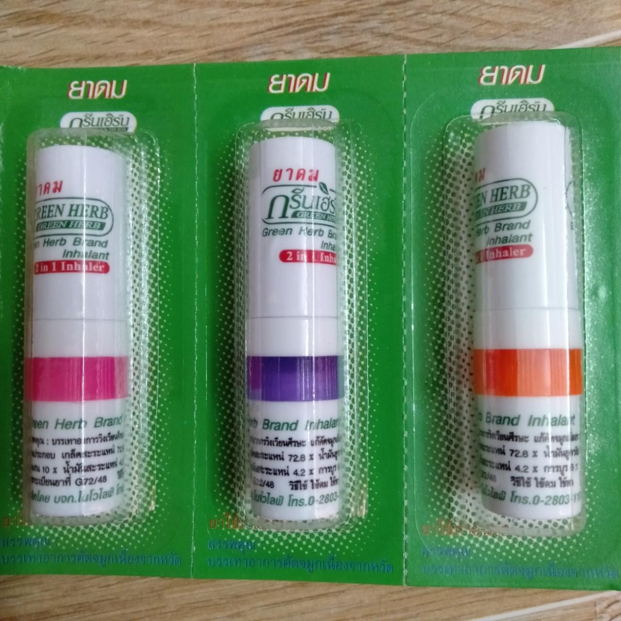 Combo 6 Ống hít mũi Thái Lan